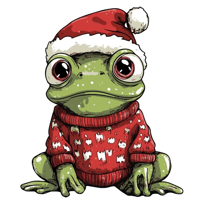 Frog Christmas Comic