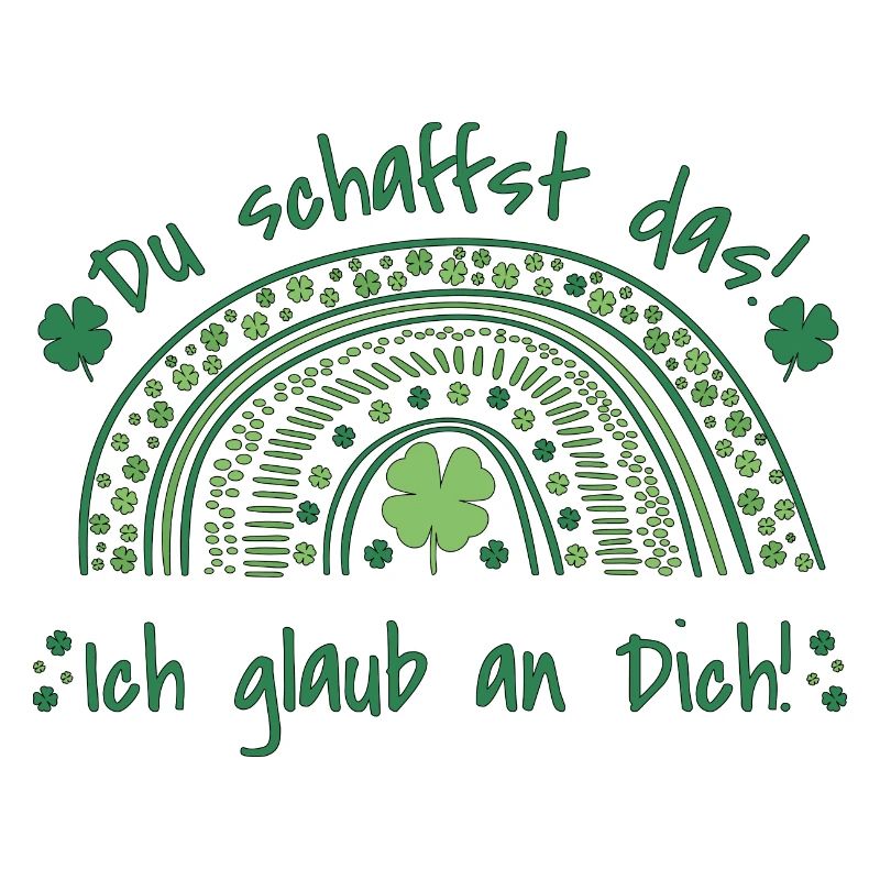 Du schaffst das! Ich glaub an dich - Glücksbringer