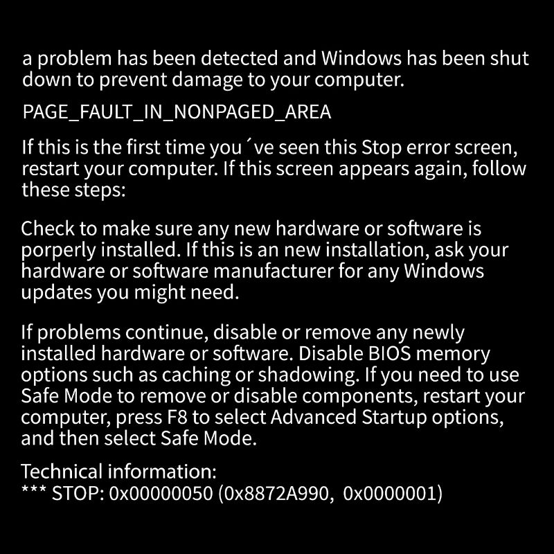Blå skærm af Død Windows Computer Science