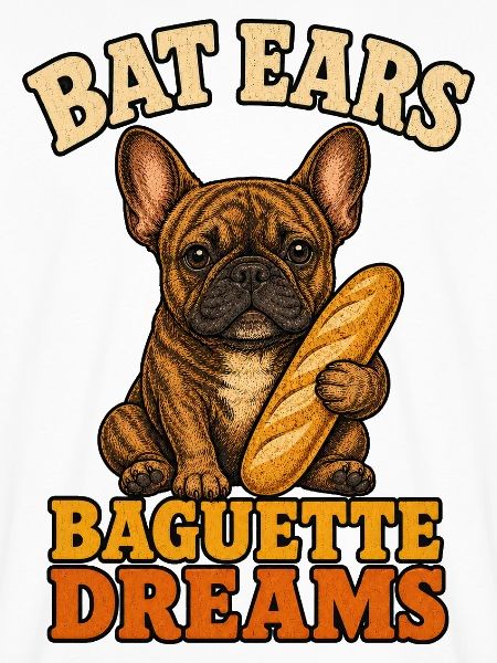 Bat Ears Frenchie Baguette Träume