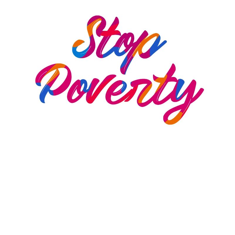 Stop Armoede Quote Periode Ellende Slogan Geld