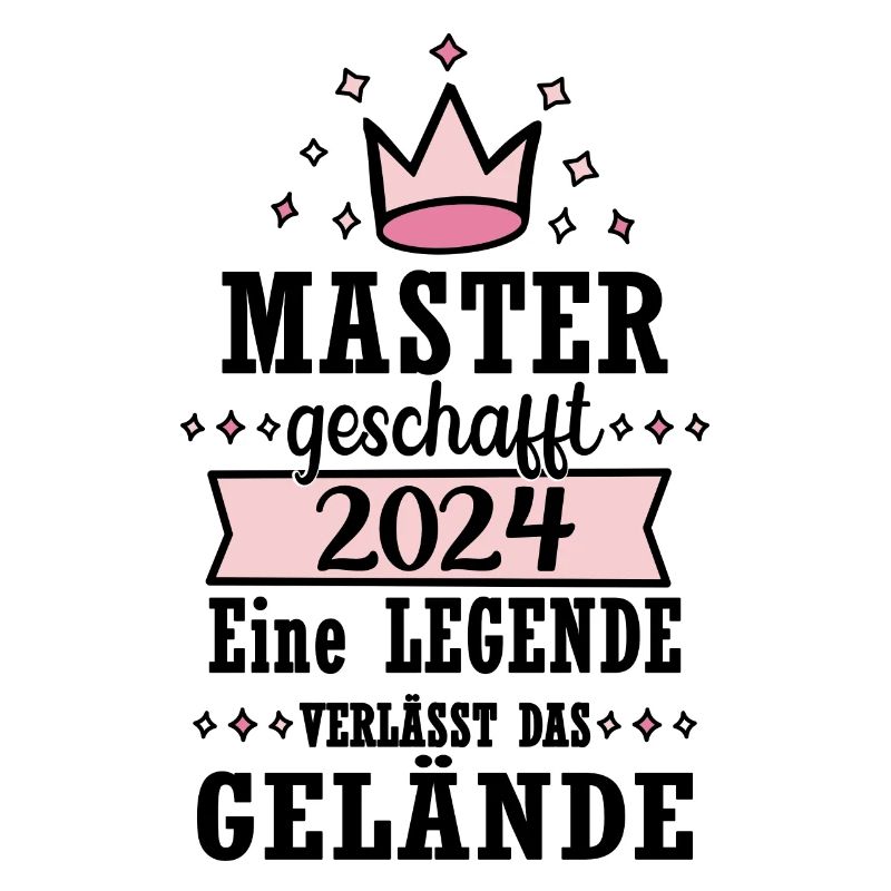 Master Masterabsolvent Masterabschluss Geschenk