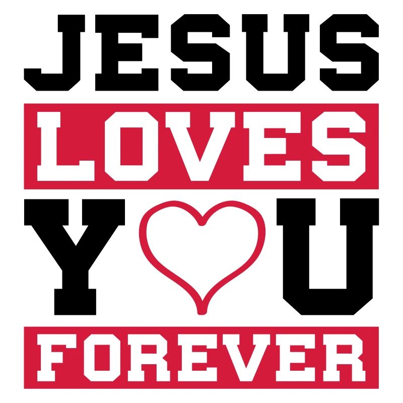 Jésus t'aime coeur