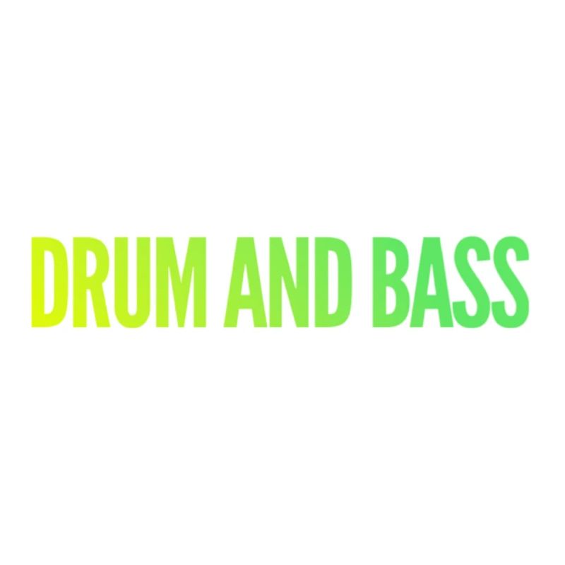 Tambour et basse verts de gradient