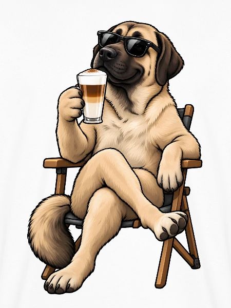 Kangal mit Latte Macchiato