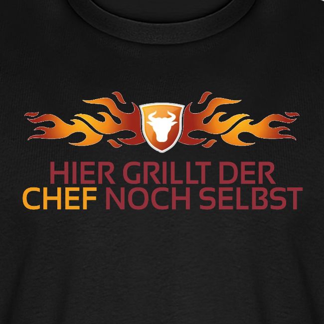 Hier grillt der Chef noch