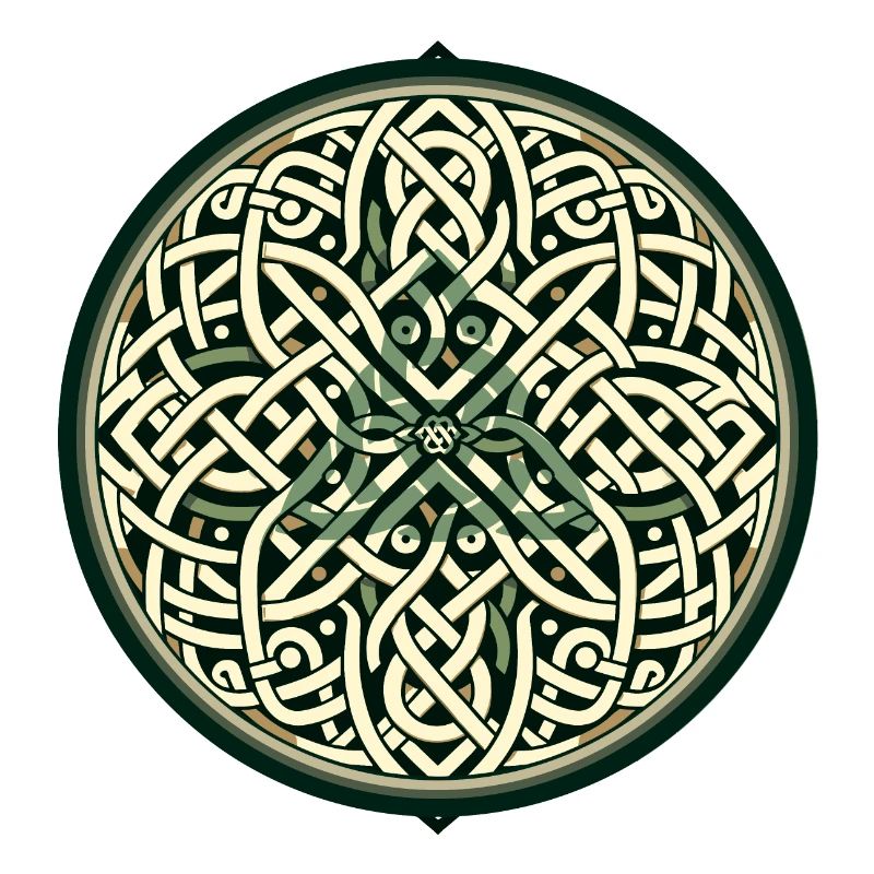 Entrelacs celtiques éternels Mandala Art 3