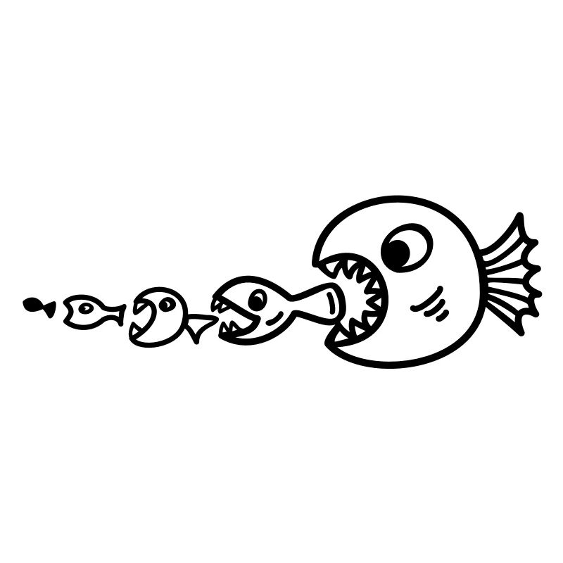 Fish eat Fish eat Fish eat fish