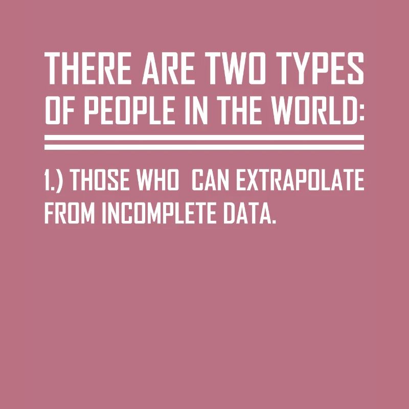 Data extrapolate statistics formula