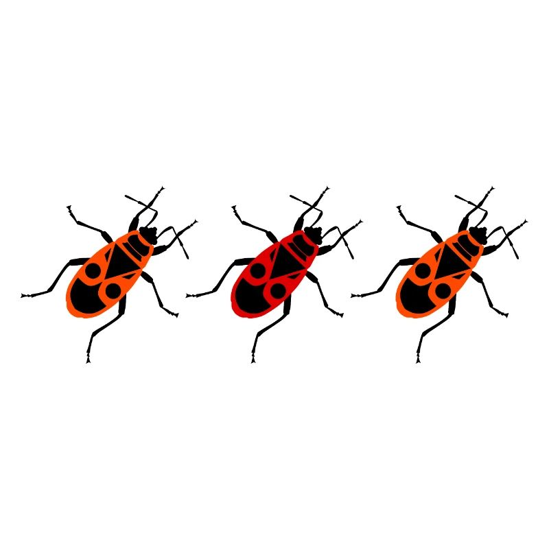 trois firebugs dans une rangée