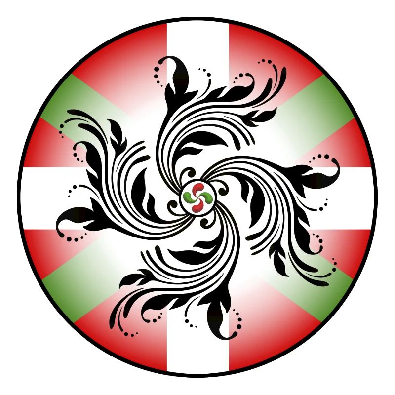 Basque Cross Lauburu