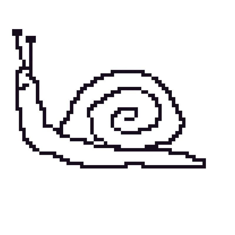 snail pixels