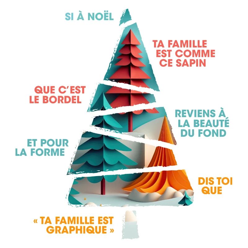 WEIHNACHTSBAUM GRAFIK FARBEN