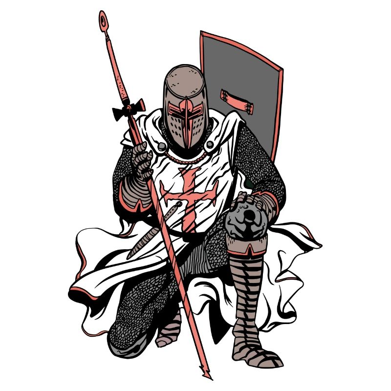 Crusader, Knights Templar, Warrior crusader Knight