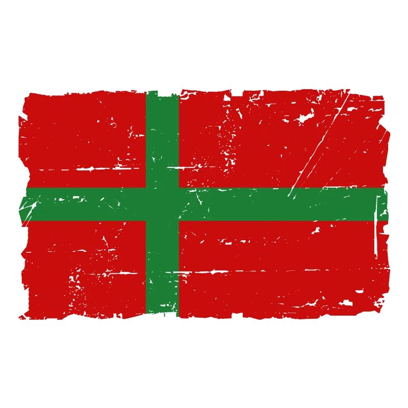 Drapeau de Bornholm - Drapeau de Bornholm - look minable