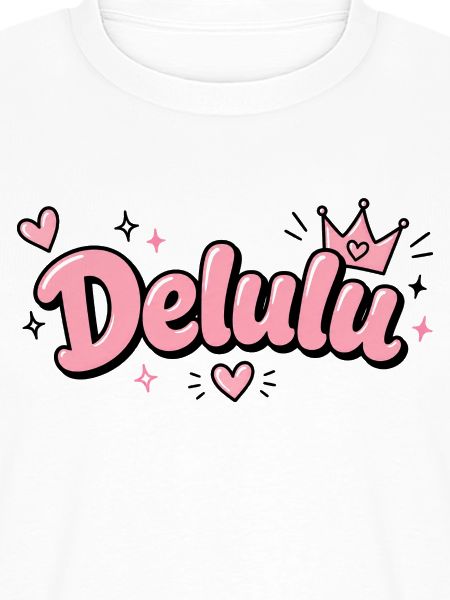 Delulu – Pink Gen Z Statement