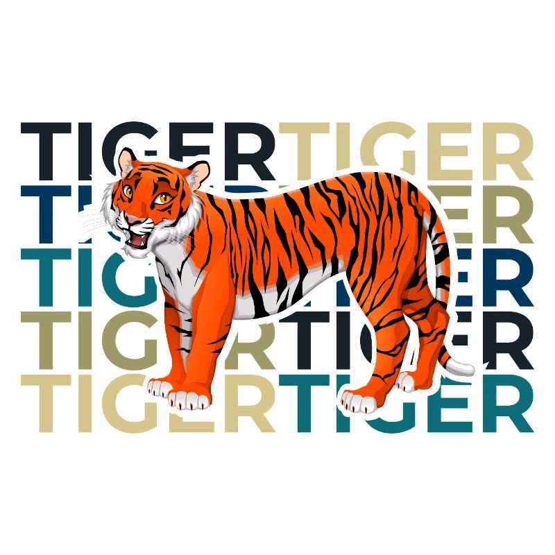 Tiger Power Design – Wild & Farbenfroh