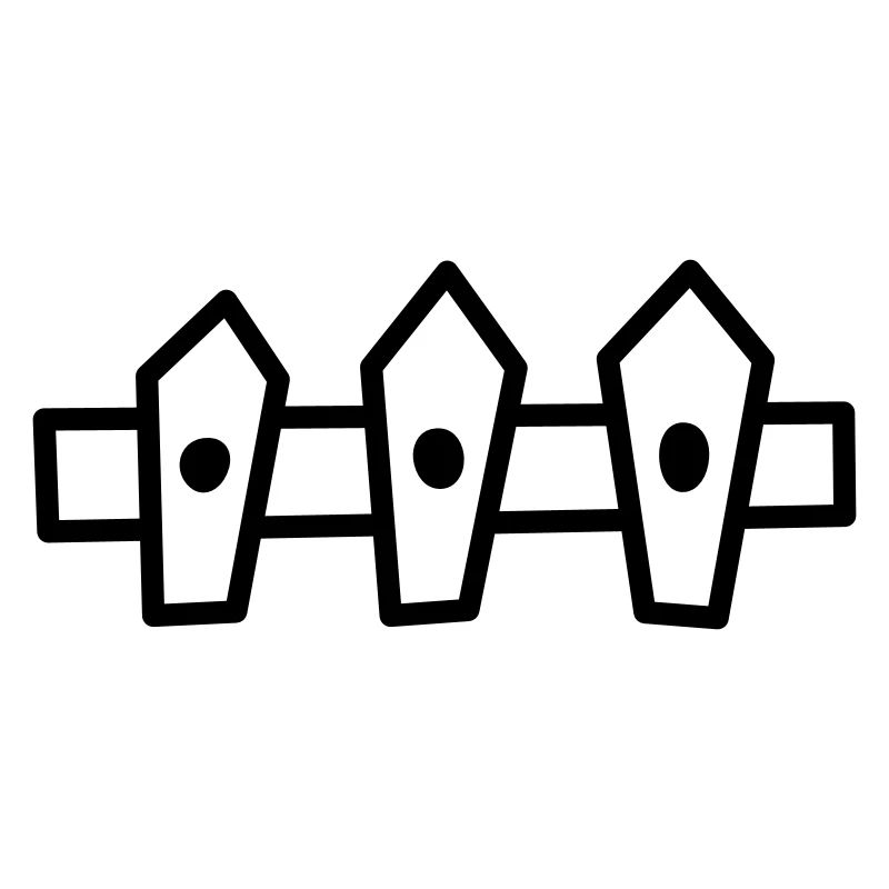 Zaun oder Gartenzaun