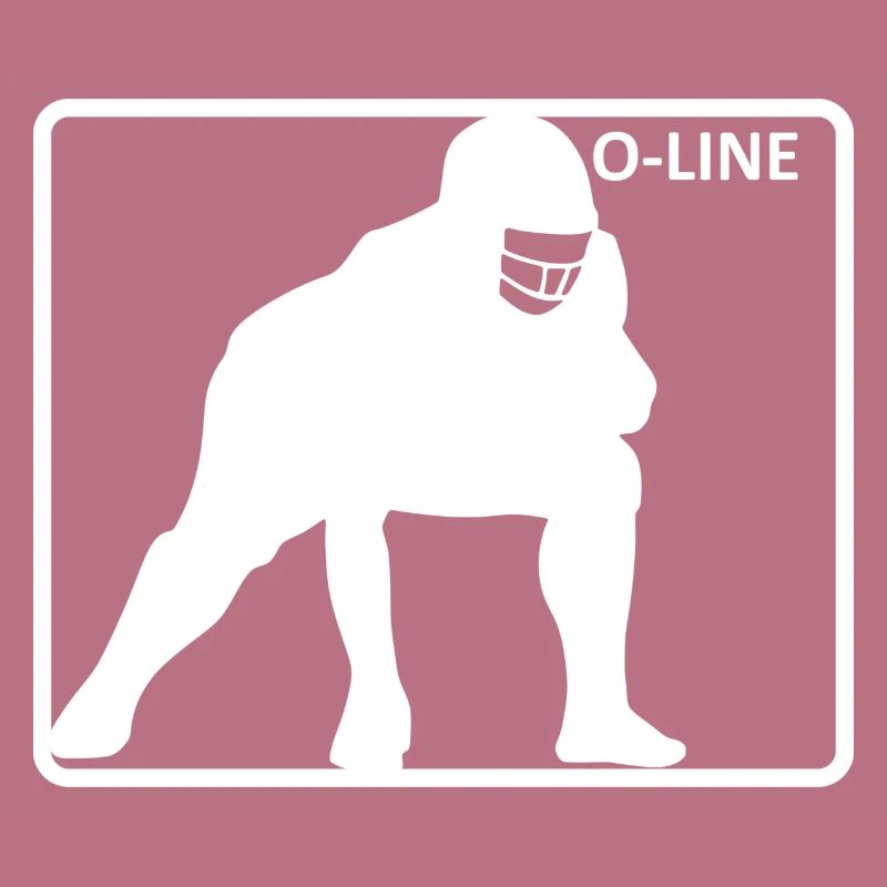 Offense Line just white