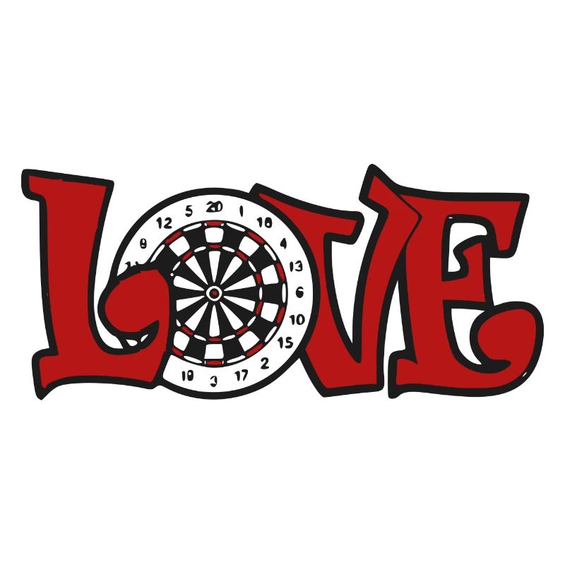 Darts Darten Geschenk Dartpfeil Dartboard Tee