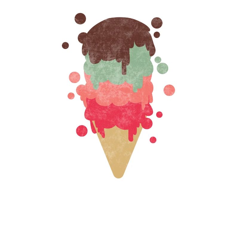 Sommer Geschenk Eiscreme Eis Waffel Kinder Ferien