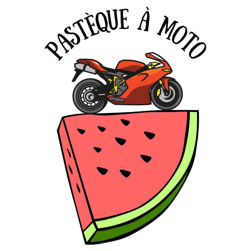 pastèque à moto