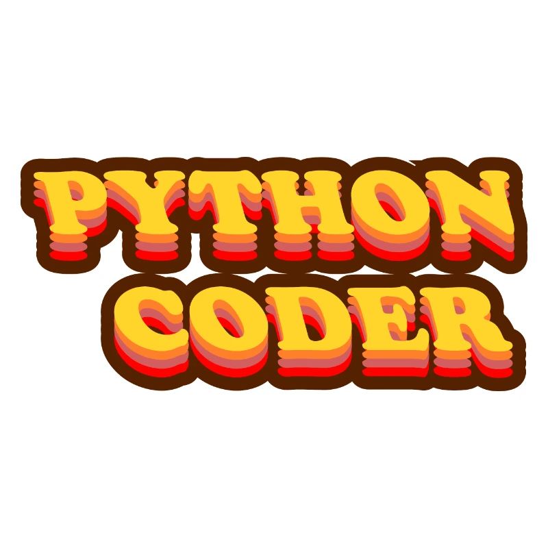 Programmeur Python vintage seventies