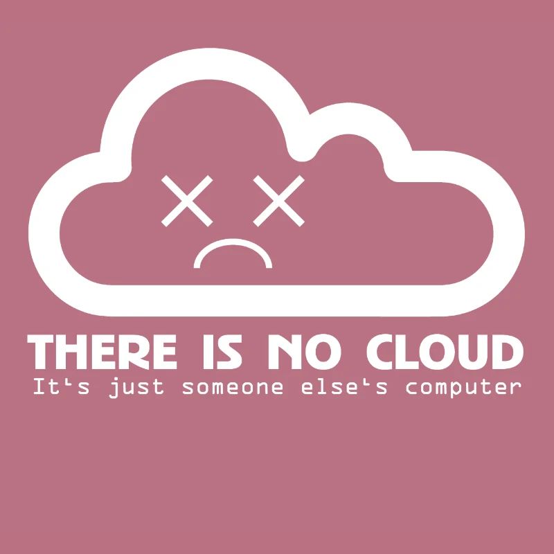 Cloud joke computer nerd computer science geek