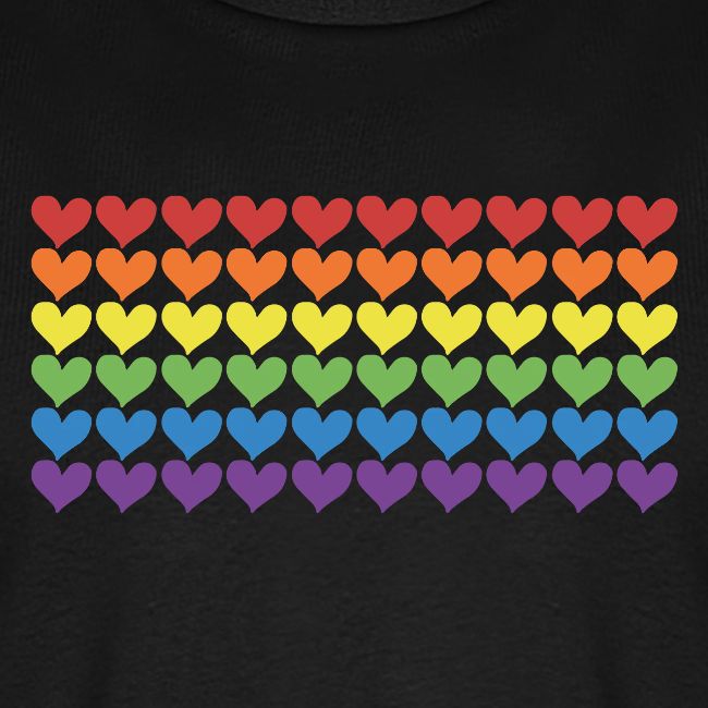 Pride Hearts Rainbow