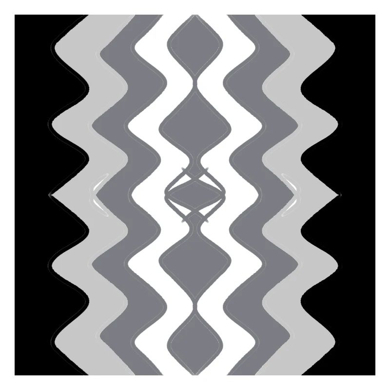 Zig Zag Vertical Gris