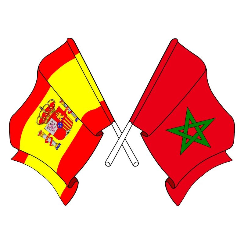 Drapeau de l’Espagne, Maroc