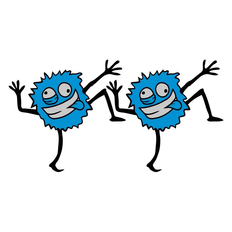 2 dancing monsters