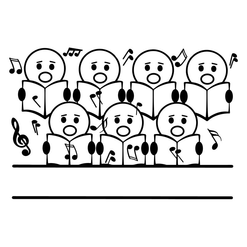 Chœur sept chanteurs bannière