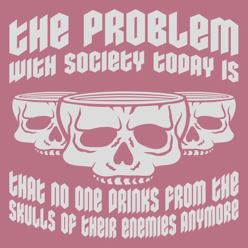 drinks from enemies skulls