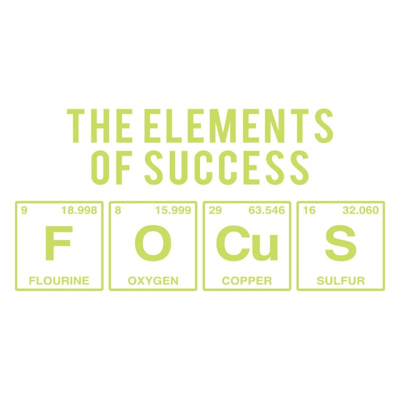 Drôle de dicton: FOCUS - Les éléments du succès