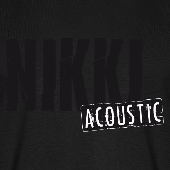 Nikki Acoustic Logo schwarz