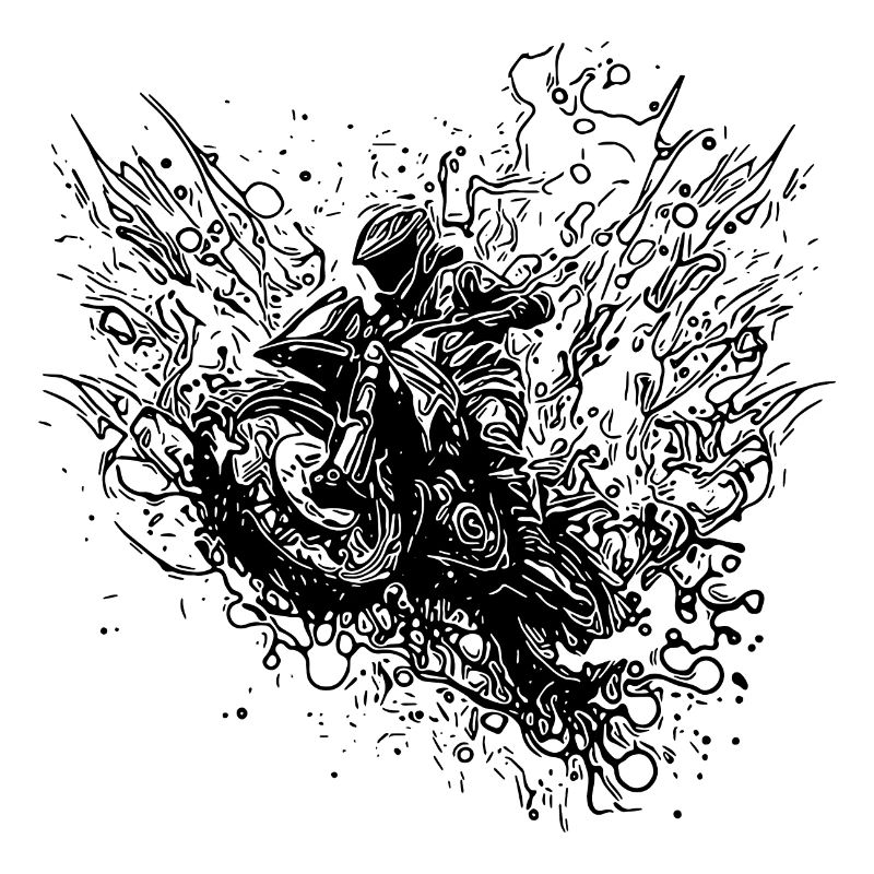 Terrain Motorcycling Motorcycle Splash Style