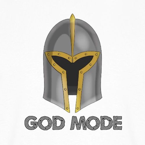 God mode gris - T-shirt Premium bio Homme