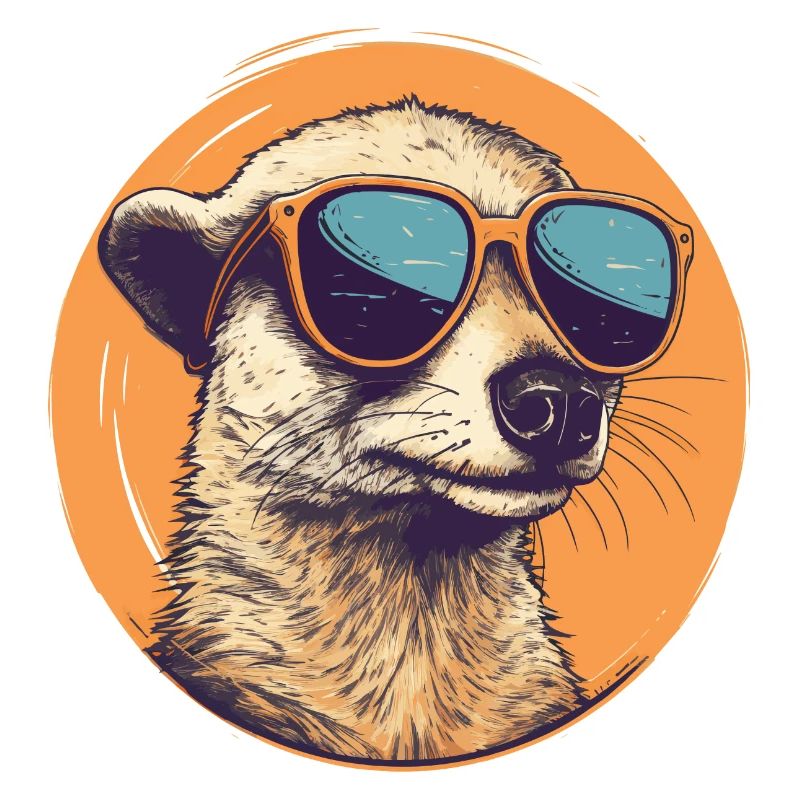 Erdmännchen mit Sonnenbrille, Suricate