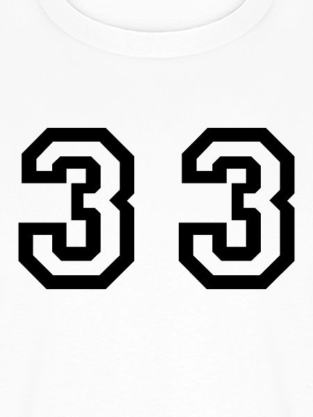 Number - 33 - Thirty Three