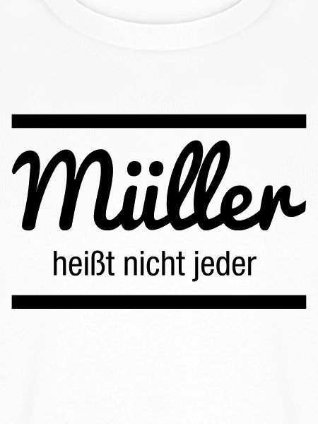 Müller Namensschild
