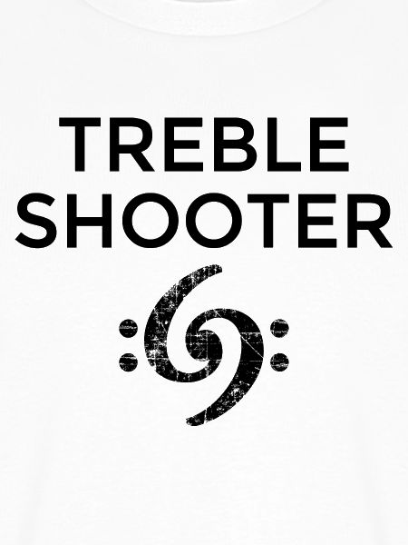 Treble Shooter Bass Design (Black)