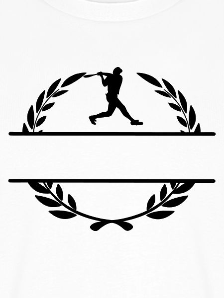 Baseballspieler-Hitter-Monogramm