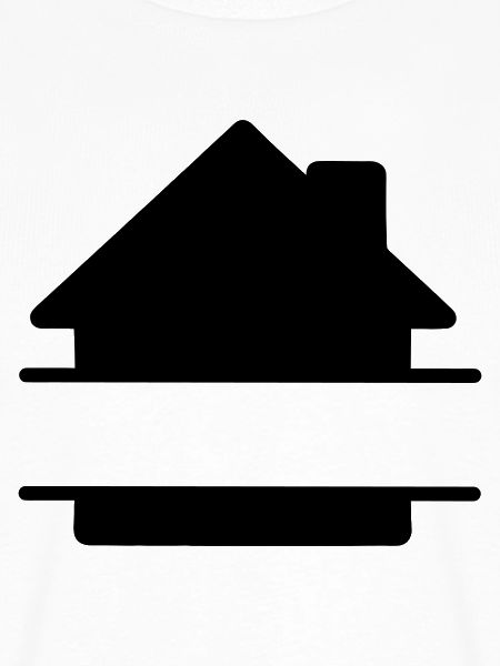 Hausschatten-Logo-Textbanner