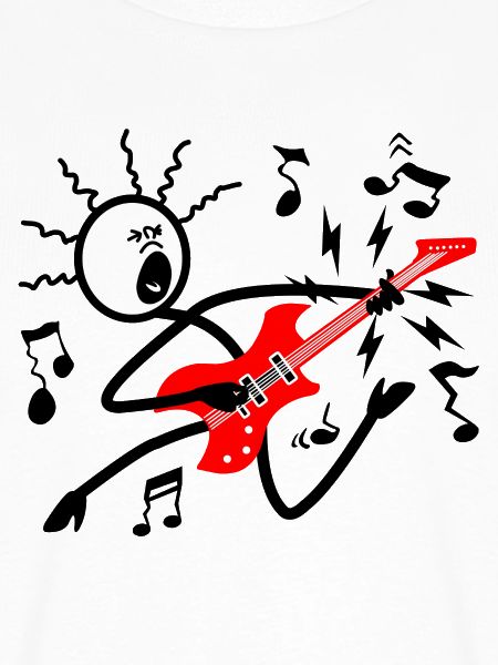 Rote E-Gitarre