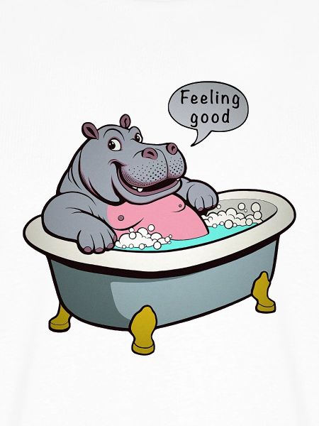 Nilpferd in der Badewanne