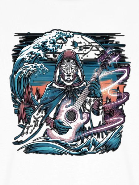 Mystic Night Gitarrist Illustration