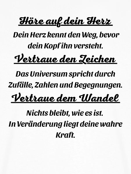 Hoere auf dein Herz 