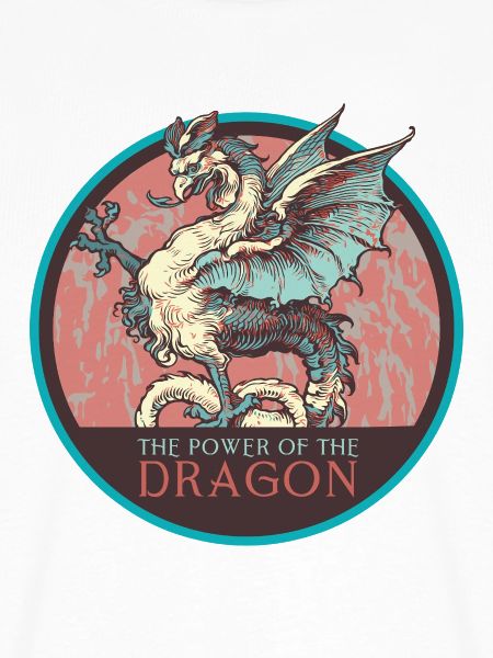 Mythischer Machtdrache Illustration