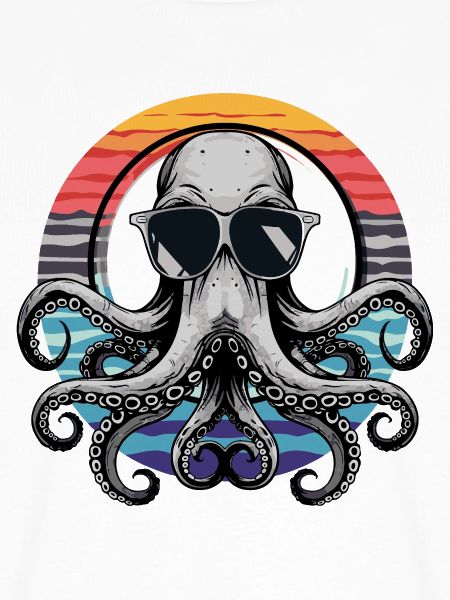 Oktopus mit Sonnenbrille